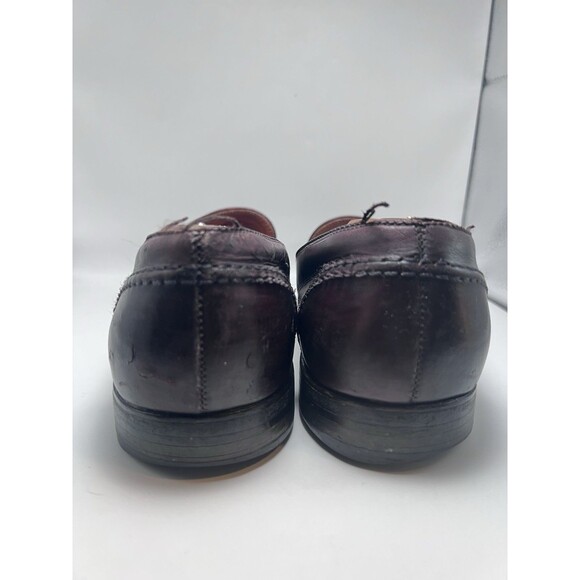 Alden #683 Burgundy Penny Loafers Dress Mens Shoes Size US 11 B/D Pre Owned